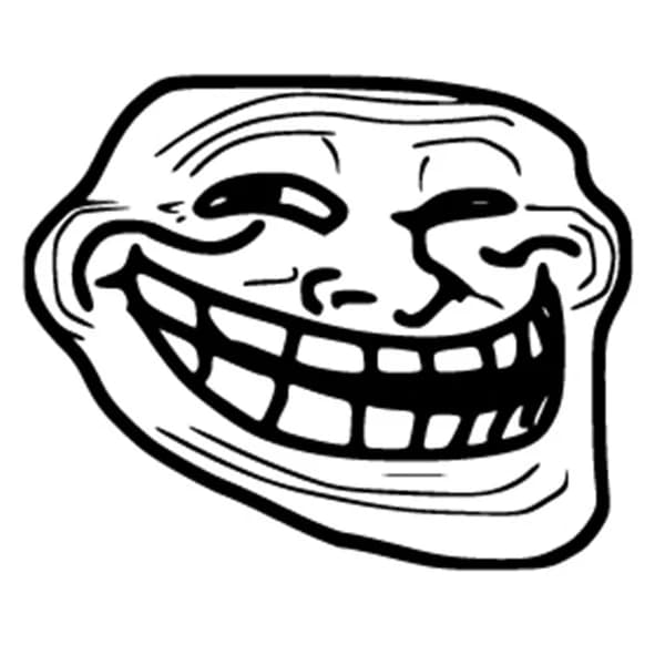 Photo of the Trollface